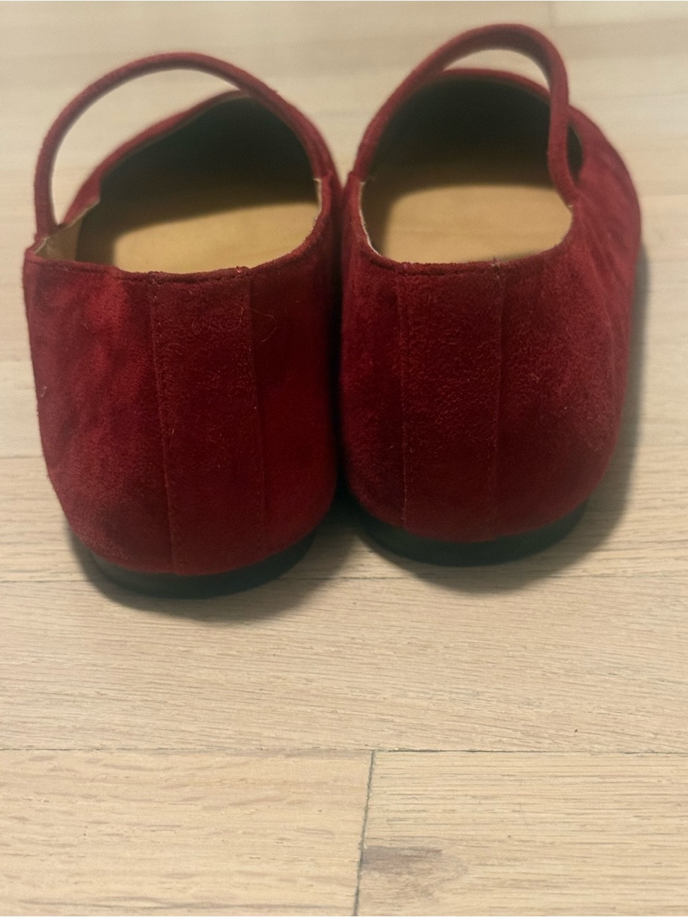 Madewell Burgundy Mary Jane Flats - Picture 4 of 13